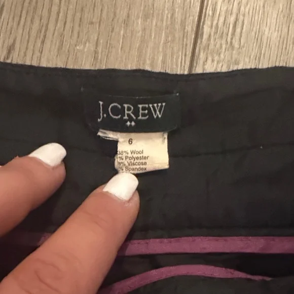 J. Crew Elegant Black Mini Skirt - Picture 2 of 2